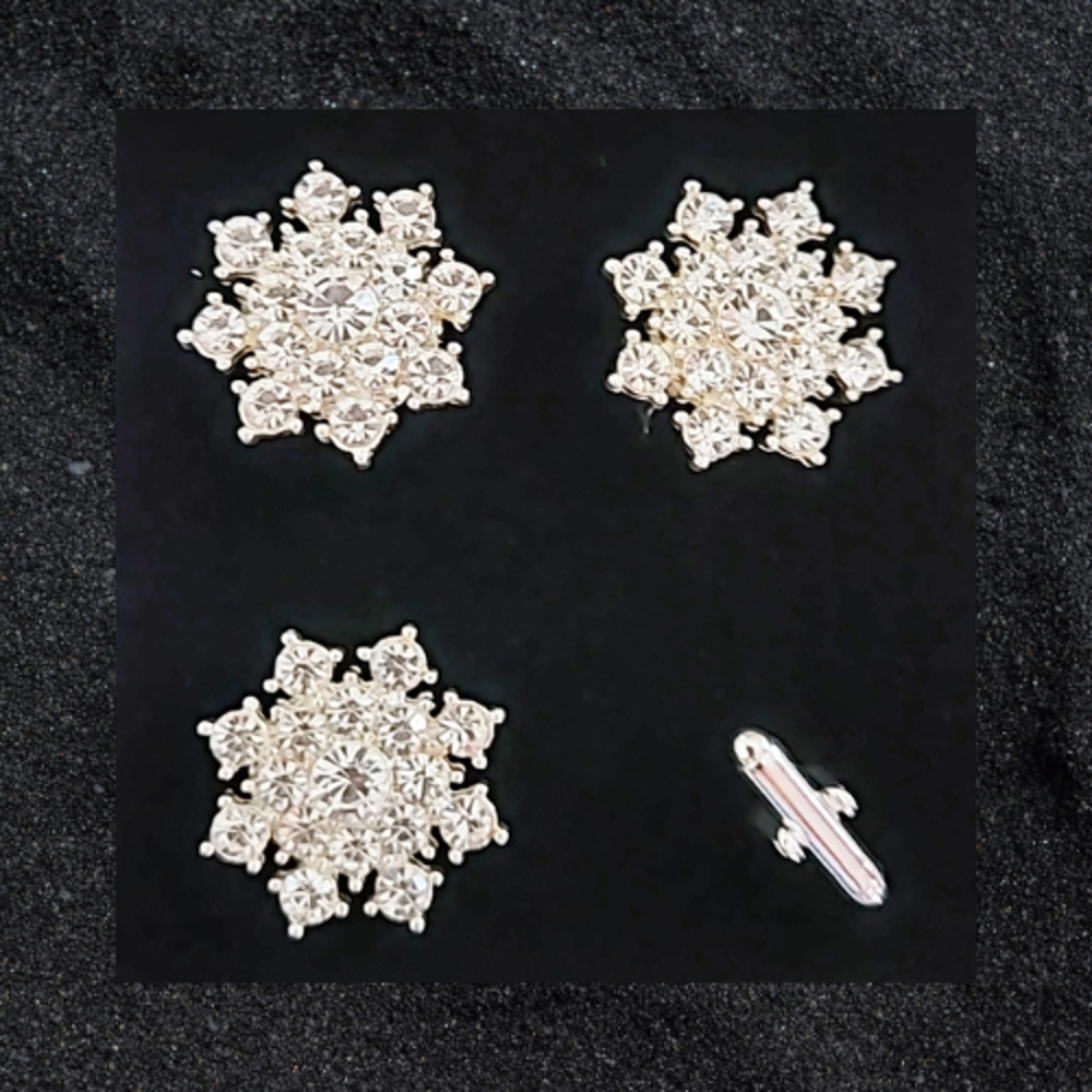 Blanket Links Horse Show Number Pins Set of 4 New Star stones